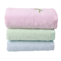 天琴毛巾礼盒32*70*2条柔软舒适天琴素色TQ-Y83(颜色随机)