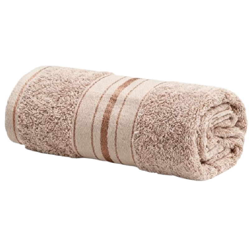 秦泰(Cqint) QTMJ-04 面巾 33*73cm 90克 32股棉质 金丝咖