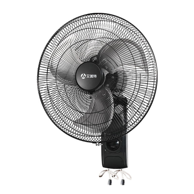 艾美特(Airmate)壁扇壁挂式电风扇家用工业商用大风量18吋大功率金属扇叶牛角扇叶挂壁电扇机械双拉绳FW4518A
