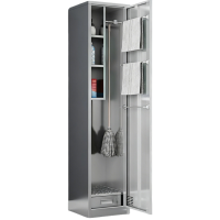 涵美大成 不锈钢单门清洁柜 1800*400*400mm 个