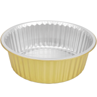 老房太太 3000ml一次性铝箔锡纸锅 25个/组 锡纸碗打包盒户外火锅盒 L269/组