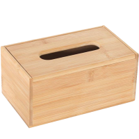 老房太太 抽纸盒纸巾盒 18.5*12*10cm 竹子材质 收纳盒 餐巾纸盒 F62/个