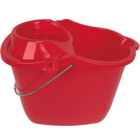 老房太太 塑料拖布水桶 15L 带轮带漏斗拖把桶 39*29*27cm 拖布桶 拖地桶 L318/个