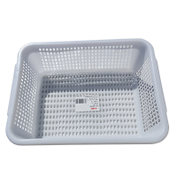 炯毅 收纳盒洗菜篮蔬菜塑料篮子配货框子长方形周转框收纳筐 收纳 沥水筐 44cm*34cm*13cm 个
