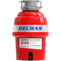 [新品]贝克巴斯(BECBAS)R95 旗舰款厨余垃圾处理器 厨余粉碎机 变频调节 自动关机 配感应出水装置