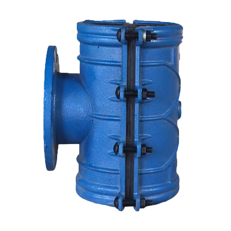 中锦科技 铸铁马鞍三通 哈夫节三通 DN200×80 个