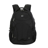 SUISSEWIN男士商务休闲双肩包轻便耐磨大容量多隔层防泼水设计潮流简约款SN9612