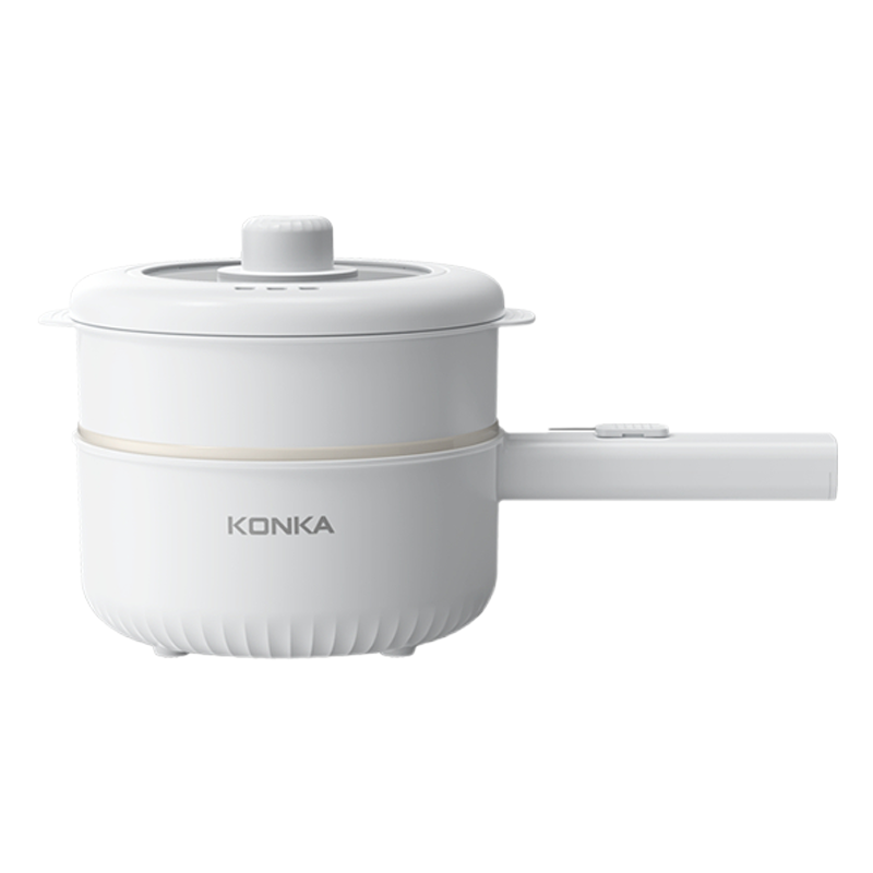 康佳电煮锅1.6L机械带蒸笼KGZG-15M08(L)