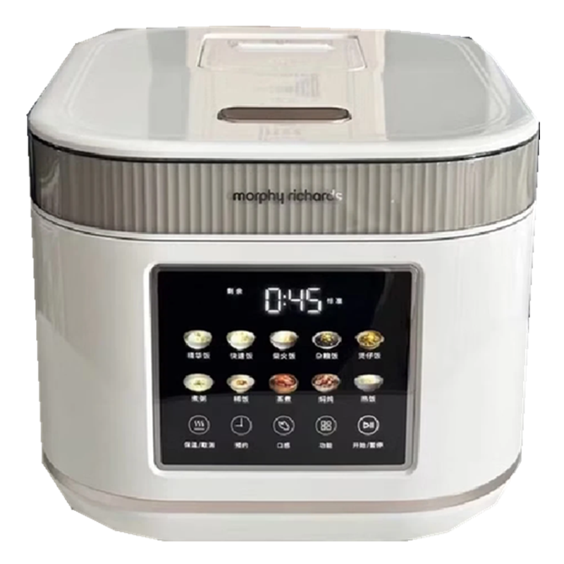 摩飞电器(Morphyrichards)电饭煲0涂层钛内胆电饭锅4L大容量3-4人家用煮饭锅可预约煮粥锅MR8503