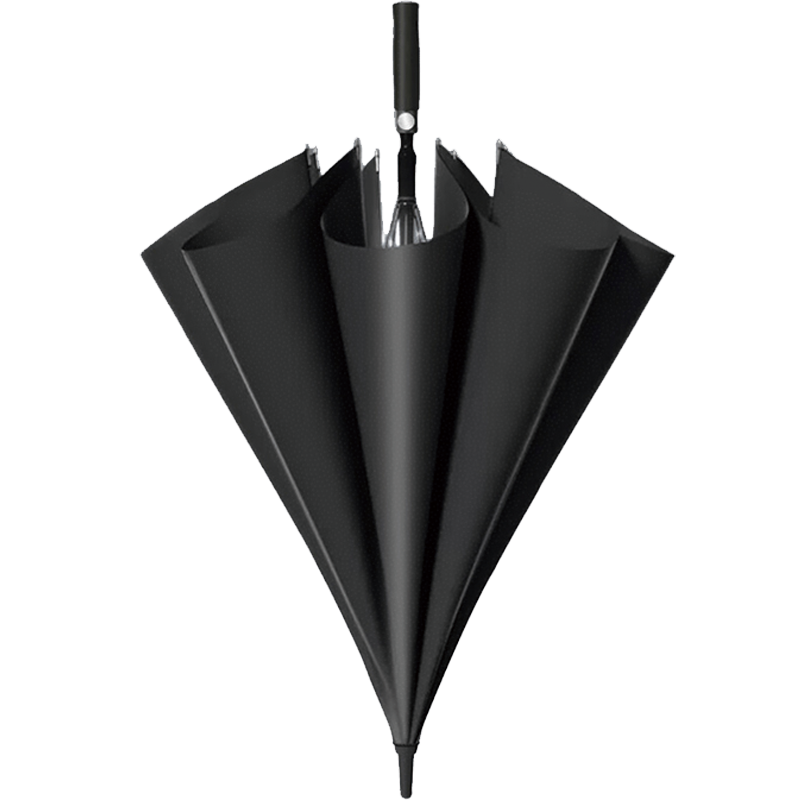 老房太太 高尔夫长柄伞 半自动手柄 黑胶直杆伞 直柄商务伞 晴雨两用太阳伞 L316/把