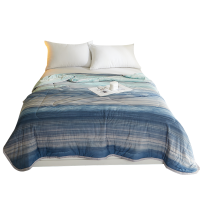 天琴双人被200*230cm柔软舒适贴身亲肤蔚蓝之旅夏TQ-B099