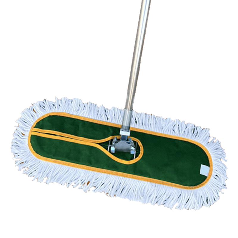 老房太太 尘推 80cm平板拖把 加厚帆布夹子款 棉线头墩布 地推 拖布 L535/把