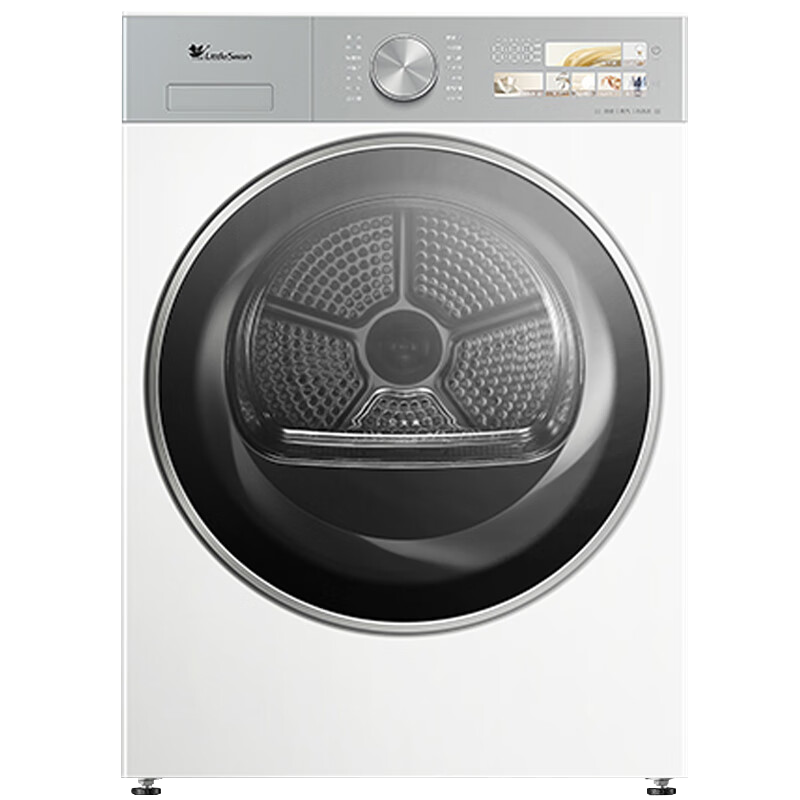 小天鹅(LittleSwan)10公斤热泵烘干机 TH10VE40W纯平全嵌 大风量 蒸发器自清洁[小乌梅3.0奶油白]