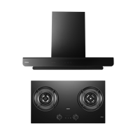 老板(Robam)[烟灶联动双子星E2P]油烟机欧式顶吸双腔变频 28风量定时防干烧 烟灶套装E2P+58B9A-C5