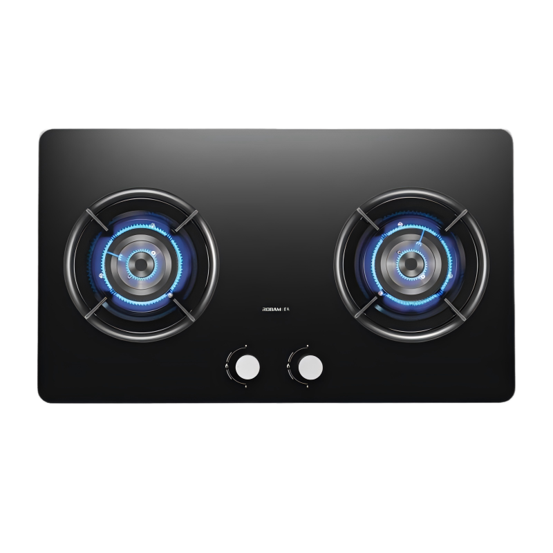 老板(ROBAM)JZY-50B5A家用燃气灶 烟灶联动液化气 5.0kW大火力 68%热效率灶具 可调节尺寸灶台