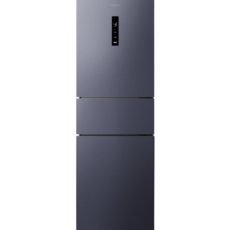 [自营]美的出品华凌冰箱282三开门风冷无霜家用不占地小冰箱租房宿舍超薄一级能效 HR-282WTPZ 271L耀目蓝