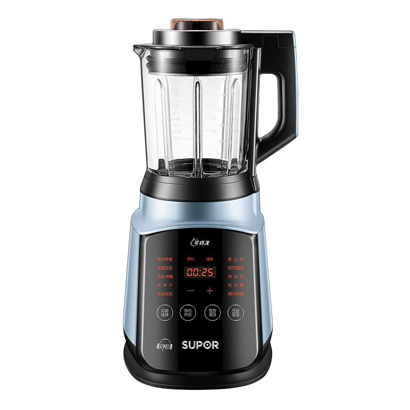 苏泊尔(SUPOR)破壁机 低音家用智能预约加热料理机榨汁机豆浆机绞肉机果汁机搅拌机辅食机SP902S