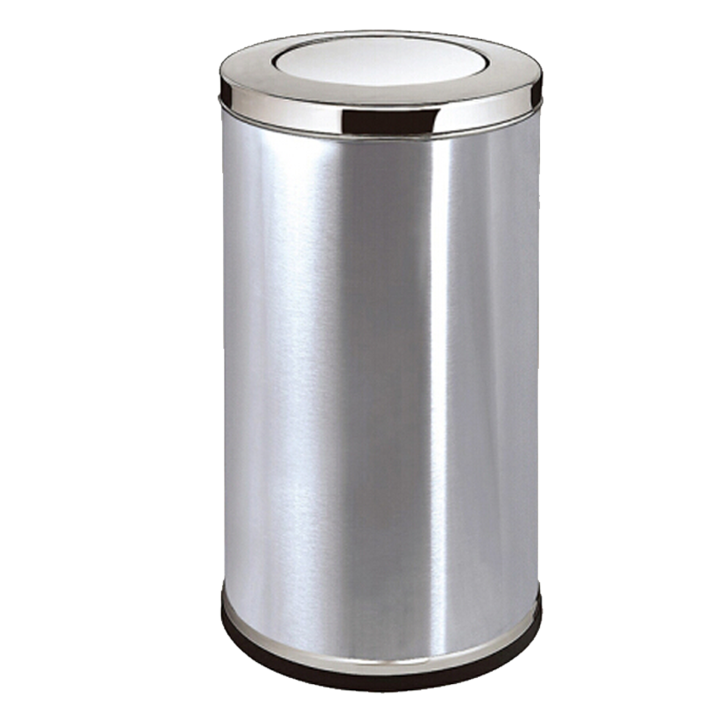 炯毅 垃圾桶垃圾篓厨房办公区纸篓 不锈钢垃圾桶 60cm*30cm 个