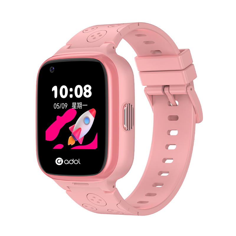 华硕a豆儿童智能电话手表A1全网通插卡视频通话微聊九重定位防水拍照小度支付初高中儿童男女礼物 爱朵粉