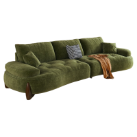 虔度头层牛皮大沙发现代简约三人位转角沙发床多功能可变形设计客厅家具