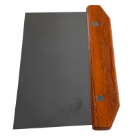 炯毅 木柄不锈钢切面刀肠粉刮面粉刮板蛋糕刮刀面团切刀 刮板 不锈钢 15cm*11cm 个