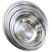 炯毅 不锈钢盆 厨房汤盆 洗菜和面盆家用 不锈钢盆32cm/个