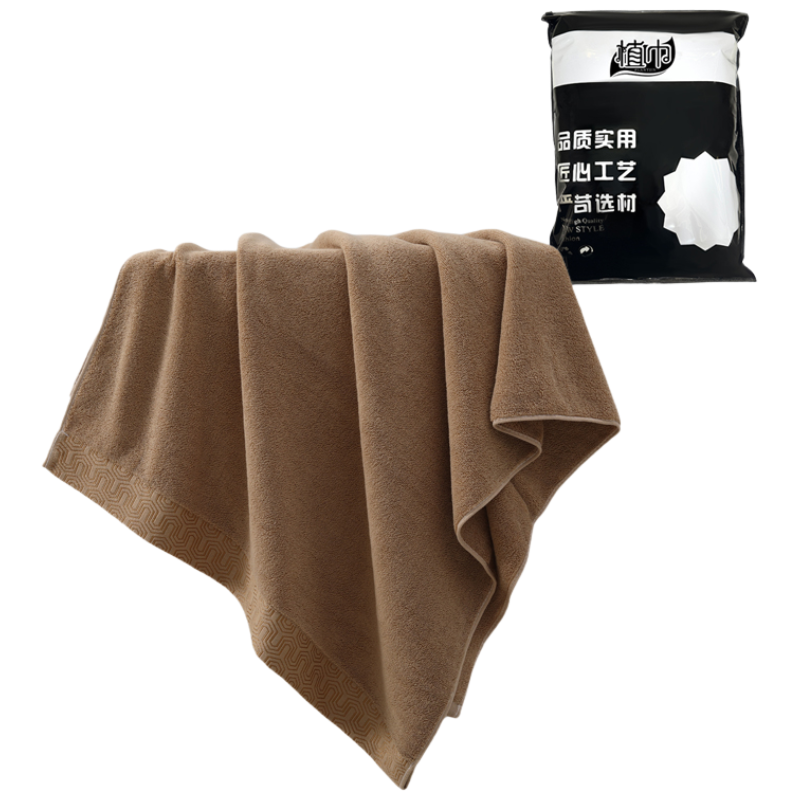 植巾 YJ110 70*140cm 棉 浴巾 大毛巾(计价单位:条) 棕色