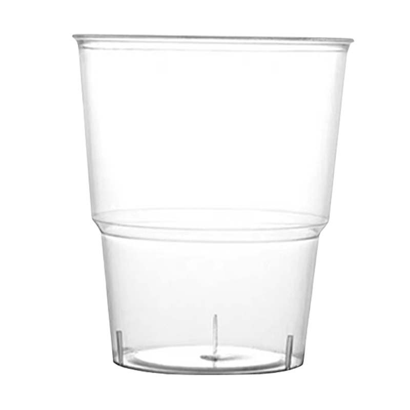 炯毅 一次性硬质透明塑料杯航空杯家用商用太空杯酒水试饮杯 牙杯航空杯 7.5cm*5cm*8cm 个