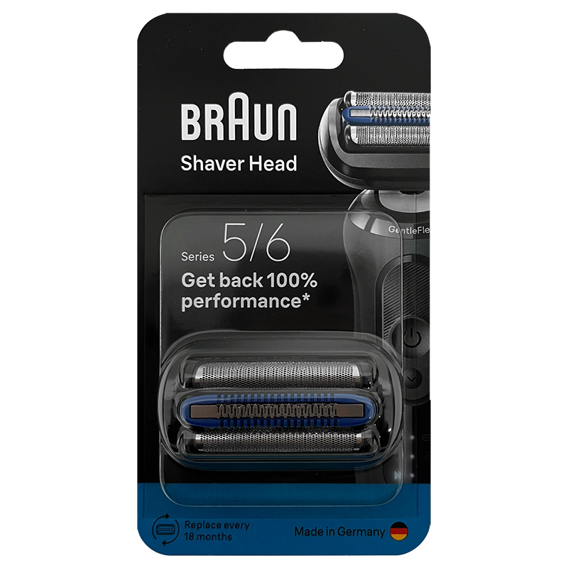 德国博朗男士电动剃须刀网罩配件65B黑色刀头网膜组合 5系适用