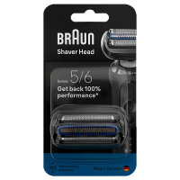 德国博朗男士电动剃须刀网罩配件65B黑色刀头网膜组合 5系适用