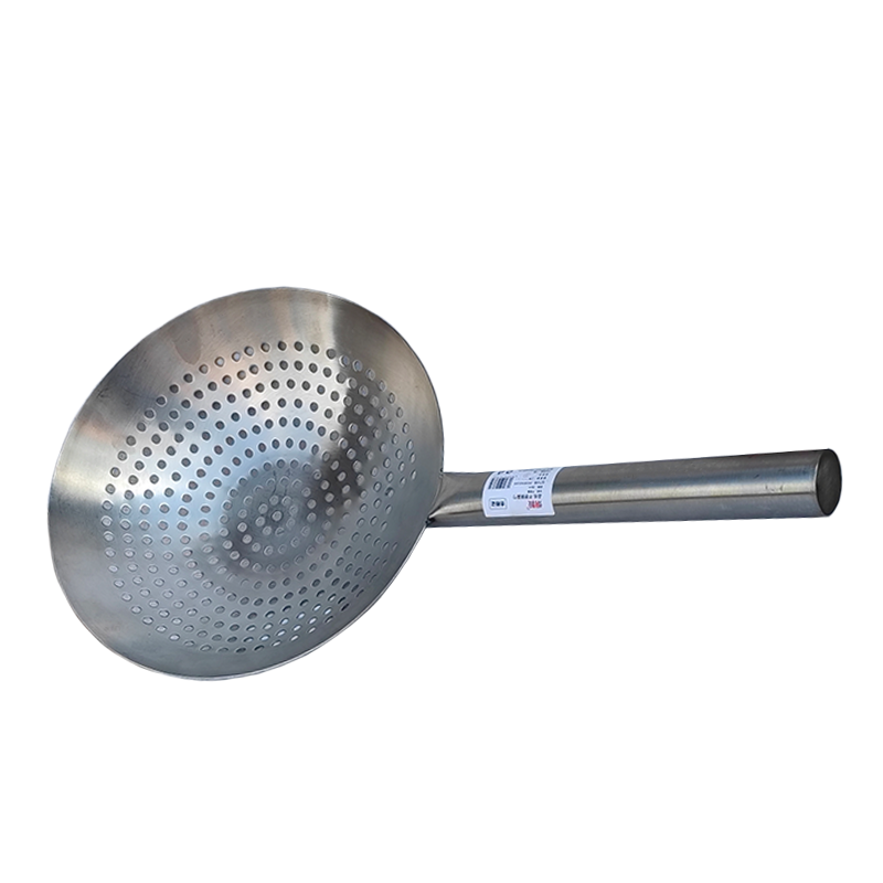 炯毅 漏勺不锈钢大号捞勺厨房漏筛饭店用漏瓢滤网勺细网专用笊篱油漏 不锈钢漏勺 28cm 把