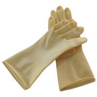 炯毅 橡胶手套洗碗家务清洁厨房洗衣商用胶皮手套 加厚牛筋手套 L码 副