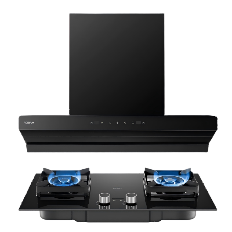 老板(Robam)[L1mini]顶侧一体 变频大吸力油烟机小尺寸61A9S[双边定时烟灶]L1mini+E1