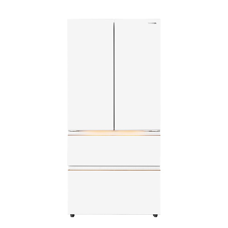 东芝大白梨638法式多门超薄零嵌入式自动制冰双系统600升超大容量一级能效节能无霜国家补贴家用电冰箱