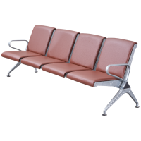 迪佳克诺米亚 办公椅 等候椅四人位排椅 QN-JHS 组