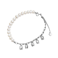 北京黄金女士日韩风格925银手链优雅时尚送恋人佳品