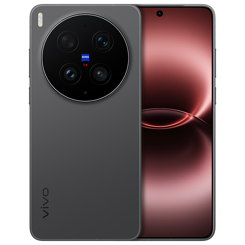 vivo X300 Ultra 钛黑 12GB+256GB 全网通5G新品手机第五代骁龙8至尊版芯片蔡司大师镜头群全焦段4K120fps10bitLog拍照游戏学生智能手机