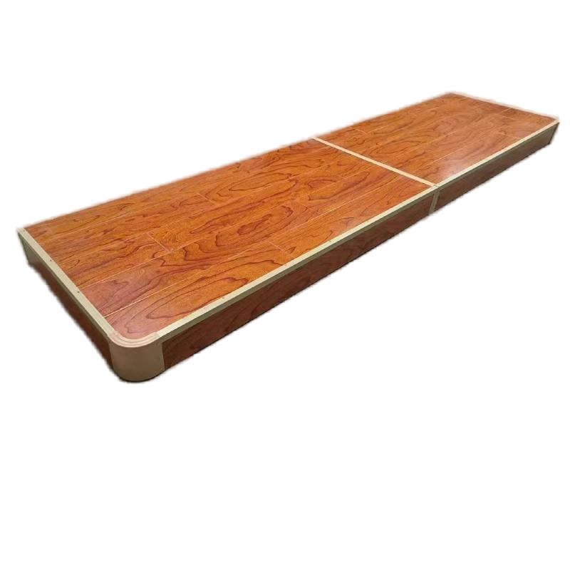 止臣 讲台学校演讲台地台教室木质站台钢木结合演讲台站台地台 3.4m*2.2m*0.15m 张