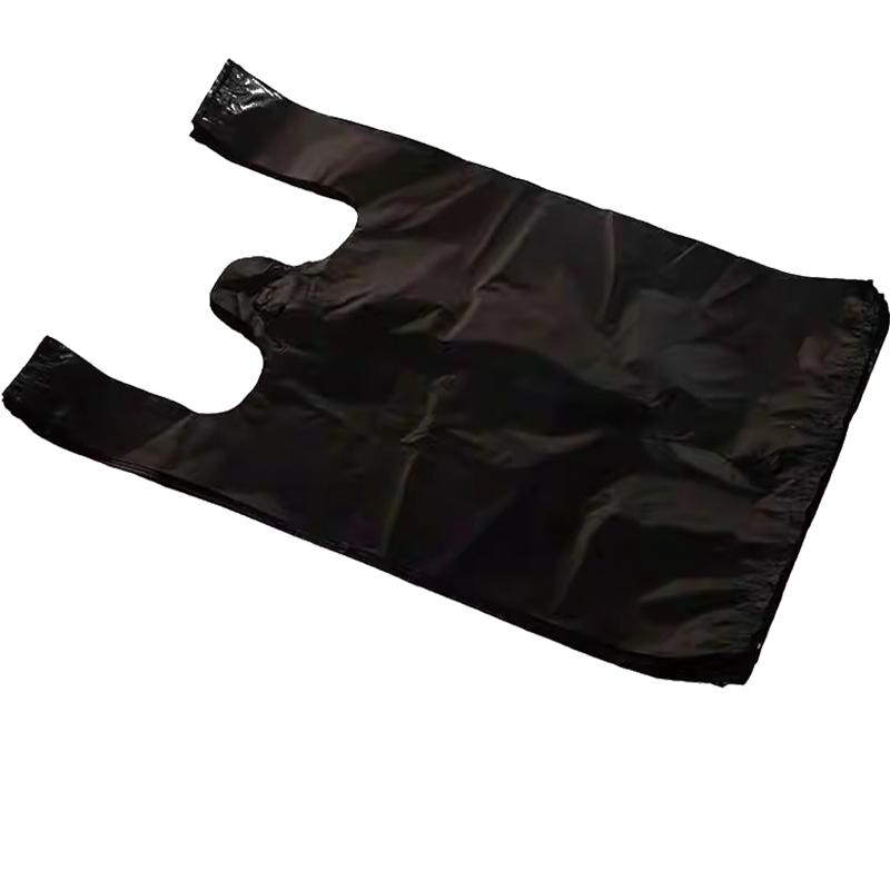 老房太太 垃圾袋 塑料袋 55*80cm 黑色 背心式 加厚款 承重30-35斤 L78 50个/捆