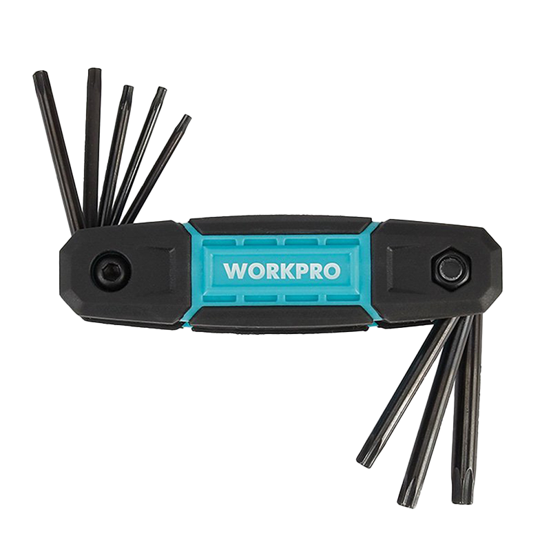 万克宝 8PC星型双色柄折叠内六角扳手 WP222030 把