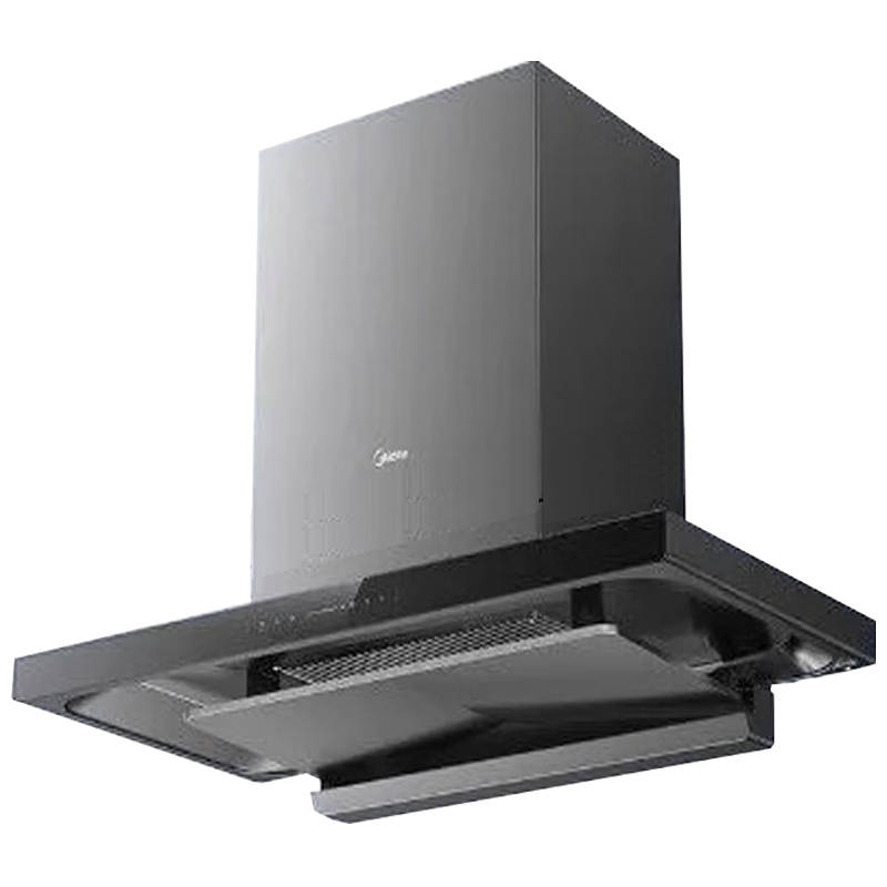 美的欧式吸油烟机家用厨房抽油烟机25m³大吸力900Pa强静压自动清洗挥手智控CXW-140-A5