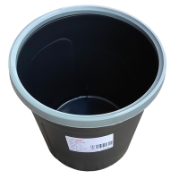 炯毅 压圈垃圾桶塑料垃圾篓家用厨房卫生间办公室纸篓 压圈 垃圾桶 25.5cm*26.5cm 个