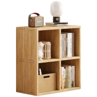 晋舰木制储物收纳柜家用书柜置物架靠墙组合格子矮柜双层60*30*75cm