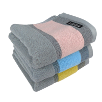 莺歌5A级抗菌高级缎档毛巾75*35(颜色随机)条