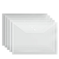 苏宁宜品A4透明文件袋办公神器大容量收纳利器高效整理文具