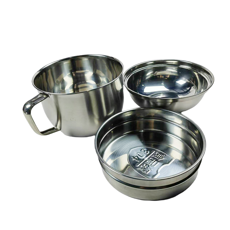 兰雅昀 304不锈钢快餐杯盖碗 180x155x95mm 套