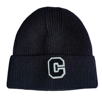 炯毅 冬季毛线帽加绒保暖棉帽户外骑车防寒防风帽针织冷帽 帽子 羊绒 均码 个