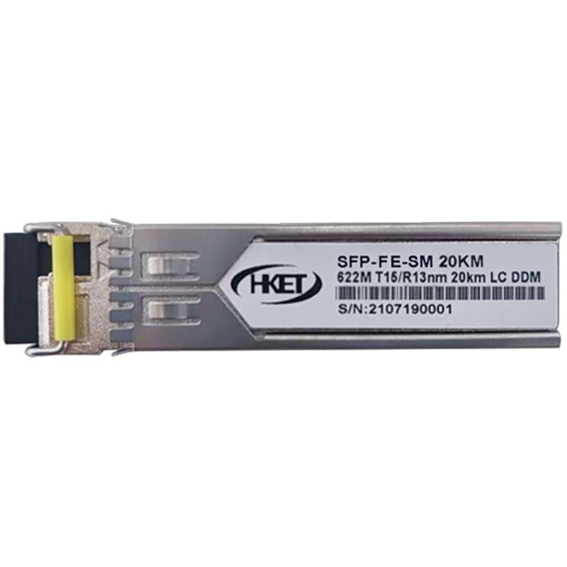 华科亿通 622M百兆单模单纤光模块20km