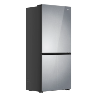 海尔(Haier)小红花系列十字490升四门BCD-490WGHTDE5GDU1超薄电冰箱一级能效风冷无霜大容量