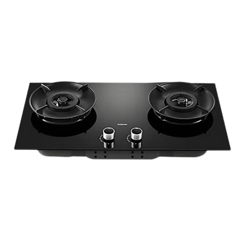 老板(Robam)55B7A-D2天然气灶 双灶家用5.2kW+70%热效率一级能效猛火灶 液化气